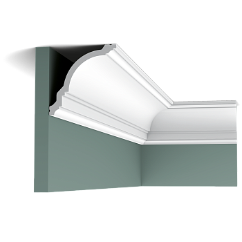 Карниз Orac Decor ДЮРОПОЛИМЕР CX106 д 2000 x в 118 x ш 117 см