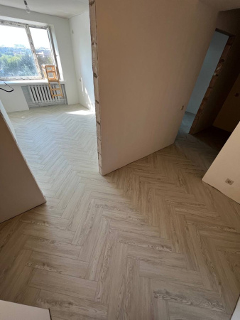 Кварцвиниловая плитка (Елочка) Alpine Floor Легкий паркет (Light Parquet) ECO 13-4 Дуб Арктик