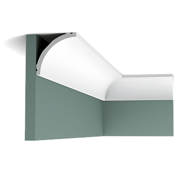 Карниз Orac Decor Полиуретан C240 д 2000 x в 80 x ш 80