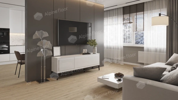 Кварцвиниловая плитка Alpine Floor Соло плюс (Solo Plus) ЕСО 14-1001 Анданте