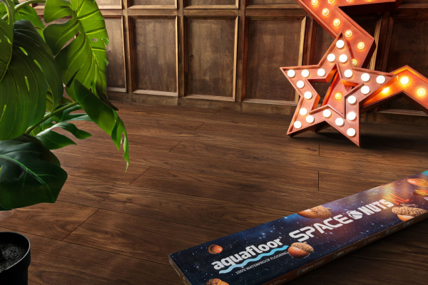 Клеевая LVT плитка Aquafloor Космический Орех ИксЭль клеевой (Space Nuts XL Glue) AF4079NXL Glue