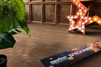 Клеевая LVT плитка Aquafloor Космический Орех ИксЭль клеевой (Space Nuts XL Glue) AF4076NXL Glue