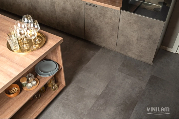 Кварцвиниловый ламинат CERAMO VINILAM GLUE Цемент Стальной 71610 Glue