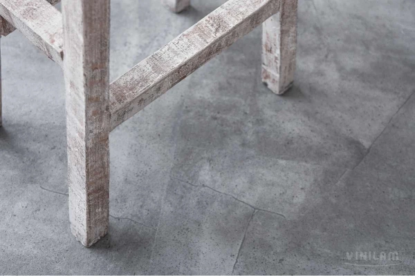 Кварцвиниловый ламинат CERAMO VINILAM GLUE Серый Бетон 61602 Glue