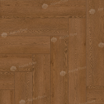 Кварцвиниловая плитка (Елочка) Alpine Floor Легкий паркет (Light Parquet) Дуб Селена ЕСО 13-32