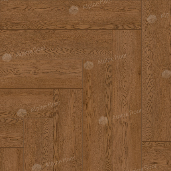 Кварцвиниловая плитка (Елочка) Alpine Floor Легкий паркет (Light Parquet) Дуб Селена ЕСО 13-32
