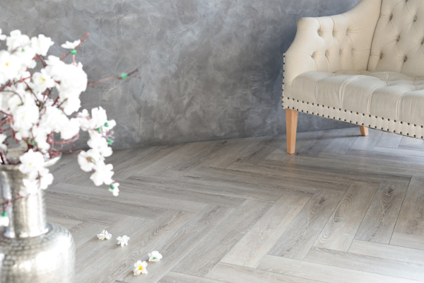 Кварцвиниловая плитка елочкой Aquafloor Паркет плюс (Parquet Plus) AF6012PQ