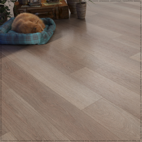 Клеевая кварцвиниловая плитка FineFloor Wood FF-1433 Дуб Роан