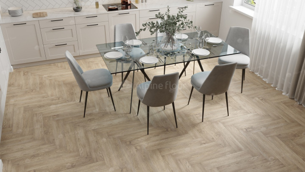 Клеевая кварцвиниловая плитка Alpine Floor Паркет LVT (Parquet LVT) Дуб Ваниль Селект ECO16-3