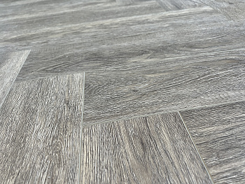 Кварцвиниловая плитка (Елочка) Alpine Floor Легкий паркет (Light Parquet) ECO 13-8 Венге Грей