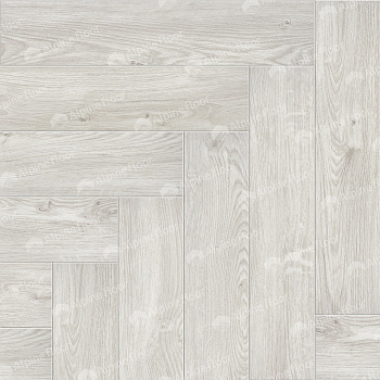 Кварцвиниловая плитка (Елочка) Alpine Floor Легкий паркет (Light Parquet) ECO 13-11 Снежный