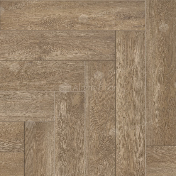 Клеевая кварцвиниловая плитка Alpine Floor Паркет LVT (Parquet LVT) Макадамия ECO 16-10