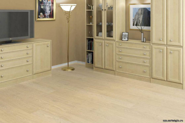 Пробковый пол с фотопечатью WOOD (замок) Oak Crème
