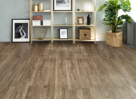 Кварцвиниловая плитка Alpine Floor ECO 6-12 Секвойя (Sequoia) (SPC или LVT) Тёмная