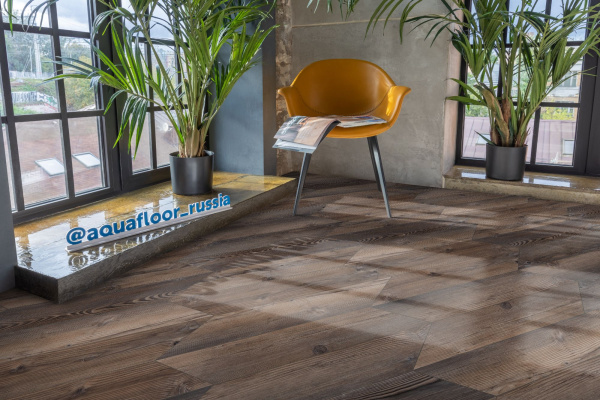 Клеевая LVT плитка Шеврон клеевой (Паркет) (Chevron Glue) AF2557PGCh