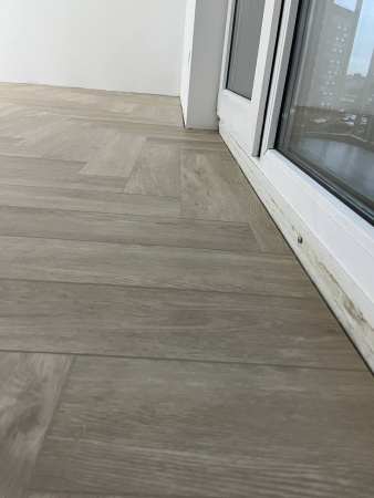 Кварцвиниловая плитка (Елочка) Alpine Floor Легкий паркет (Light Parquet) Дуб Адара ЕСО 13-14