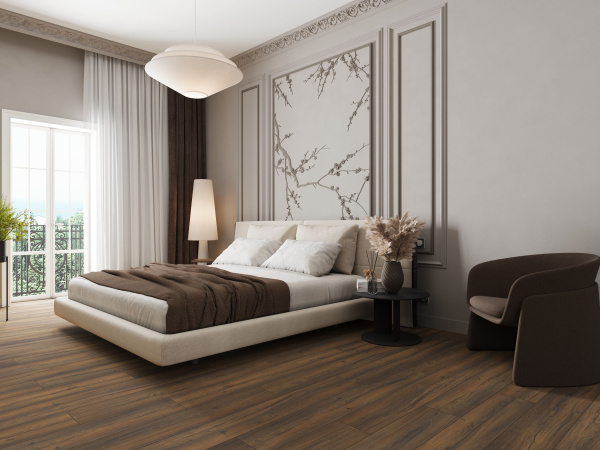 Ламинат ЭверСенсе (EVERSENSE) Аква+ Классик (Aqua+ Classic) EL1048 Дуб Лаваредо Коричневый