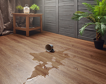 Клеевая виниловая плитка Aquafloor Настоящее дерево клеевой (RealWood Glue) AF6051 Glue