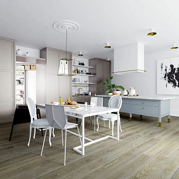 Паркетная доска ESTA Oak  Vivid Olive Grey Ivory Pores 11225